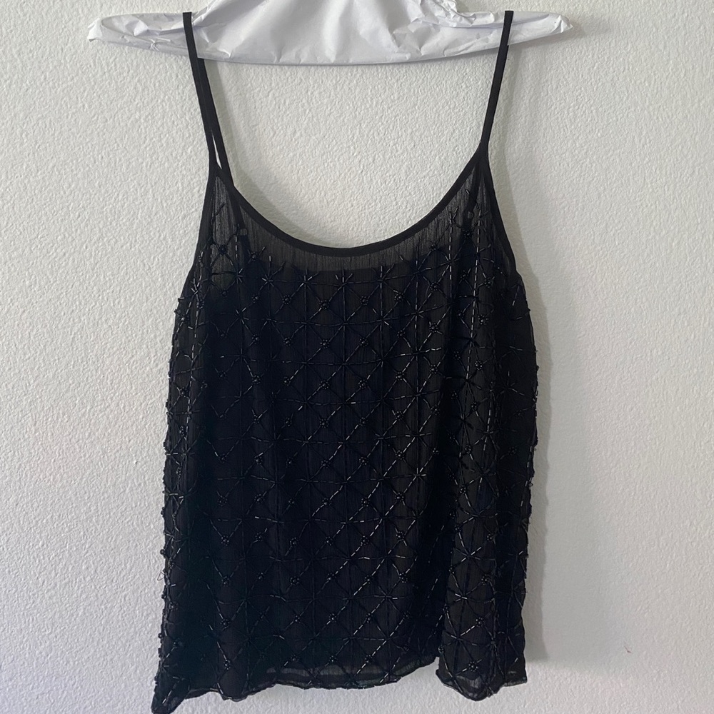 Forever 21 Jewel Spaghetti Strap Top
